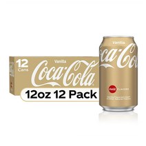 코카콜라 Coca Cola 바닐라 소다 콜라 Vanilla Soda 355ml 12캔 2팩, 24개