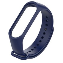 스마트워치 헬스워치 웨어러블 xiaomi mi band 3 4용 스마트 팔찌 miband 3 4용 실리콘 스트랩 팔찌 손목 스트랩 xiaomi mi band 3 4용 손목, 자정 블루