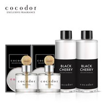 코코도르 차량용 우드볼 디퓨저 50ml X 2개+ 리필액 200ml 2개, 03_차량용우드볼50ml/프렌치라벤더x2/003_뉴CO리필/프렌치라벤더x2