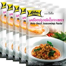 태국 로보 팟 카파오무쌉 소스 태국식 시금치돼지고기볶음덮밥소스 맛남의 광장 낱개당 50g 1~2인분, 1개