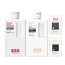 SSS 약산성 탈모샴푸+트리트먼트 275ml세트/ 샘플(5ml 4개)트리플에스
