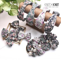[KNOTXKNOT] 자체제작 앤틱 플라워 헤어밴드 리본핀 3종 택1