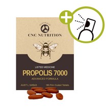 씨앤씨 고농축 호주 프로폴리스 7000mg 180정 고함량 플라보노이드 프로폴리스 스프레이 세트, 180캡슐/35ML N_묶음