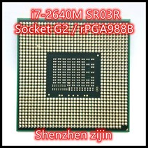 듀얼 코어 쿼드 스레드 프로세서 i7-2640M i7 2640M SR03R 2.8 GHz 4M 35W 소켓 G2 rPGA988B, 한개옵션0, 한개옵션0