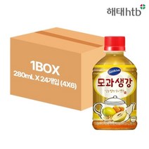 기타 썬키스트 모과 생강 280ml x 24개입 / 유통기한 23년 12월까지, 단품