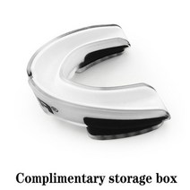 스플린트 이갈이 마우스피스 무에타이 보호 boxing mouth guard 운동 64, 성인 화이트 블랙