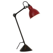 북유럽 감성 스탠드 카이저이델 뱅커스 램프 프리츠 한센 조명 뱅커스램프 빈티지조명 캠프촛불램프 엔틱스탠드, 전원 스위치 버튼, 검정 빨강