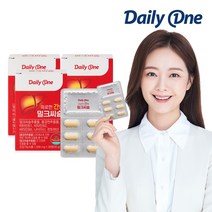 데일리원 전소민 피로한 간엔 밀크씨슬 복합 기능성 영양제 30정, 3통