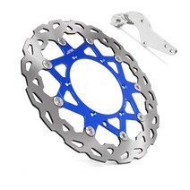 디스크로터 오토바이 320MM 플로팅 브레이크 디스크 로터 브래킷 어댑터 KTM SX EXC XCW XCF LC4 25 200 30, [06] blue B