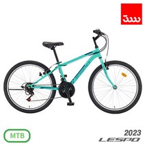 (완조립/사은품) 삼천리 2023 레스포 태풍GS 21단 24인치 주니어 MTB 자전거, 민트