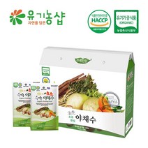 [초록한입] 국내산 유기농 생생야채수 110ml * 30포, 상세페이지 참조, 상세페이지 참조