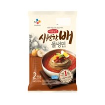 CJ 초간단 매콤달큰시원한배물냉면1940g(2인) 식사대용 청소년 아이들 여름별미 자취 혼밥 손님 생파, 24개