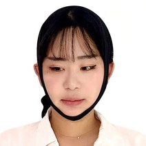 얼굴비대칭 안면비대칭 사각턱 땡기미 브이라인 밴드 턱 교정, 이중벌크 스폰지 딥 핑크