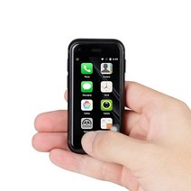 Sudroid SOYES 세계에서 가장 작은 미니 휴대폰 2.5 인치 안드로이드 스마트폰 쿼드 코어 1G+8G 5.0MP 이중 SIM 고화질 언락폰 3G (검정색), Black