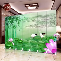 고풍 스타일 우브 접이식 파티션 가벽 49종, H40