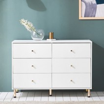 뉴골든 속깊은 광폭 수납 와이드 3단서랍장 1100, 메이플화이트