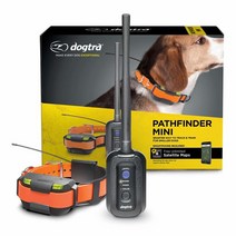 Dogtra Pathfinder 미니 4마일 21개 확장 가능한 방수 스마트폰 GPS 추적 및 훈련 미니 E-칼라