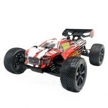 RC 레이싱 카 2.4Ghz 고속 원격 제어 자동차 1:8 4WD 100 KM/h RTR 오프로드 취미 라디오 차량, 01 빨간