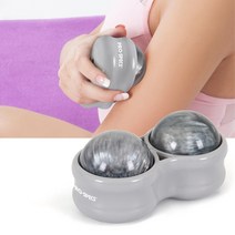 프로스펙스 롤링 더블 마사지볼 땅콜볼 스트레칭 필라테스 요가 안마 지압볼, 단품, 1개