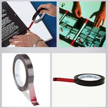 리소그래픽 인쇄 마스킹 차광 테이프 12mm PCB공정용 광학용 필름테이프 필름테잎 UPVC