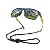 RAUOJOS 편광 스포츠 선글라스 등산 자전거 사이클 운전 낚시용 선글라스 ROS-S003, 녹색의