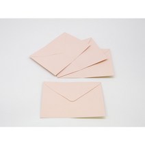 비엘씨 고급색지 켈리그라피 초대장봉투 웨딩 메세지 칼라봉투 DIY봉투 복숭아핑크 단색 20매 15cm*10.5cm 카드봉투/엽서봉투