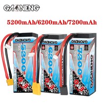 RC 무선원래 GNB 4S 14.8V 5200mAh/6200mAh/7200mAh 90C 하드 케이스 LiPo 배터리 레이싱 등산 RC 자동차, 01 14.8 볼트_05 7200MaH 90C XT90