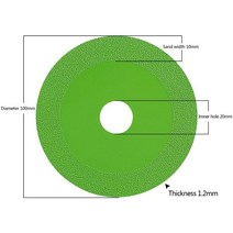 다이아몬드 그라인더 다이아몬드 패드 날 비트 1pc 유리 타일 커팅 디스크 100mm 초박형 다이아몬드 디스크 톱날 슬로 팅 톱 앵글 그라인더 대리석 연마 커팅 블레이드, 100x20x10x1.2mm