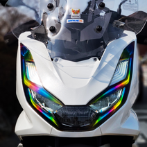 2021 혼다 PCX125 라이트필름 스티커 PCX 21년 튜닝용품 2022년, 레인보우 라이트 필름, 2021-2022 PCX