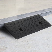 계단 문턱 휠체어 진입판(50x22x5cm) (블랙), 1개