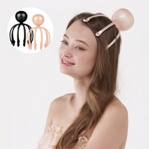 헤드스파 전동 두피 마사지기 스케일러 스켈링 후 셀프 진동 홈 케어 머리 건강 관리기, 핑크