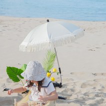 아싸라봉 키즈 유아 비치 피크닉 감성 캠핑 파라솔 유모차 카페 디자인 우산, 감성 파라솔