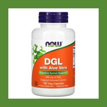 NOW Foods 나우푸드 감초뿌리추출물 400mg 100배지캡슐 알로에베라 Licorice Root Glycyrrhiza Glabra DGL