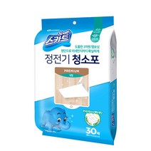 스카트 정전기청소포 프리미엄 대형 30매, 1개