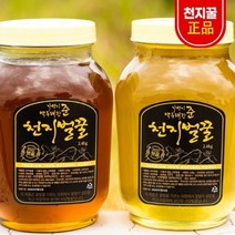 국산 태백산 아카시아 잡화꿀 2.4kg 산지직송, 2개