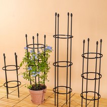 지지대 정원 펜스 화분 가드닝 넝쿨 비닐하우스 수태벽 등나무 고추대행거 화분 오이대 스마트팜딸기 화초 설치 만들, 3극 등반 퍼걸러133cm