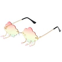 개성 무테 구름 선글라스