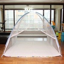 4∼5인용 원터치모기장/거실 야외 그늘막 모기장텐트