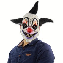 각종 캐릭터 가면 공포의 마법사 광대 복면 마스크 탈 다스베이더 할로윈 파티 동물 루돌프 실리콘 장식 의상 머리띠코 트리, 단일사이즈, A