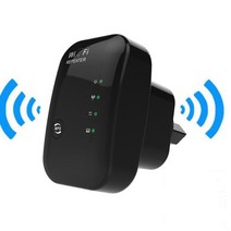 갤럭시공유기 리피터 작은 찐 빵 WiFi 신호 증폭기 무선 네트워크 벽 킹 라우터 익스텐더를 통해, [05] 블랙 유럽 표준