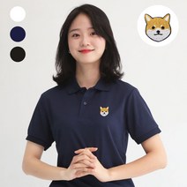 멋지군 쿨론 쿨 기능성 시바자수 카라 반팔 티셔츠