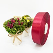 포장 리본 끈 제이제이리본 고밀도주자 40mm 50mm 76컬러 (길이 45M) 공단리본, 자주