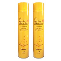 꽃을든남자 케라틴 실크프로테인 초강력 헤어스프레이, 2개, 300ml