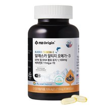 엔젯오리진 알래스카 rTG오메가3 1200mg x 90캡슐