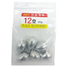 제이케이피싱 물방울추 봉돌 알추 국내생산 쭈꾸미 문어 낚시추 (2844267)