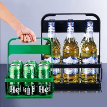 커피캐리어 캠핑 컵 배달 캔 음료수 6구 홀더 트레이, 무한상상 1-커피캐리어-그린