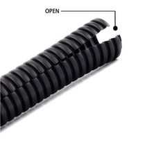 전선커버 3/1m 절연 골판지 튜브 파이프 나일론 와이어 하네스 케이스 케이블 슬리브 코드 덕트 커버 자동차 기계 라인 보호기, 06 OD 13mm_02 1meter, [02] e-ring