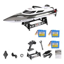 RC보트 낚시용 RC보트 RC 잠수함 40kmh 고속 gps rc 낚시 보트 밀봉 방수 충돌 방지 플립 재설정 200m 거리 rc 스피드 보트, 회색 3 배터리