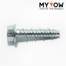 중공벽돌 콘크리트용 창호 경기장의자 고정 / 마이토우 토우 콘크리트 스크류 앙카 볼트 10개입, 8*75_B14