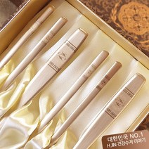[라몽] H.jin 노블 티타늄수저세트 2인용 (훈민정음 쌍학) 환갑 칠순 팔순 돌잔치 웨딩 결혼식 답례품 추천, 쌍학